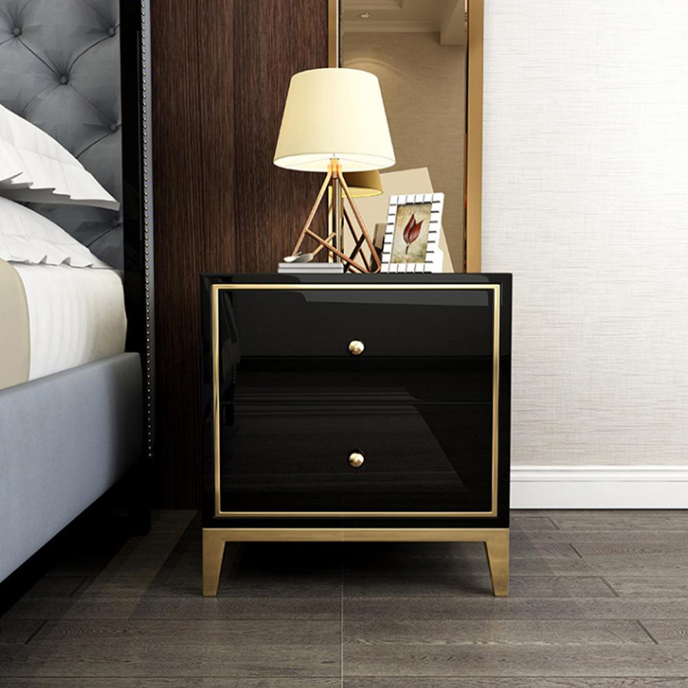 Black Piano Finish Nightstand