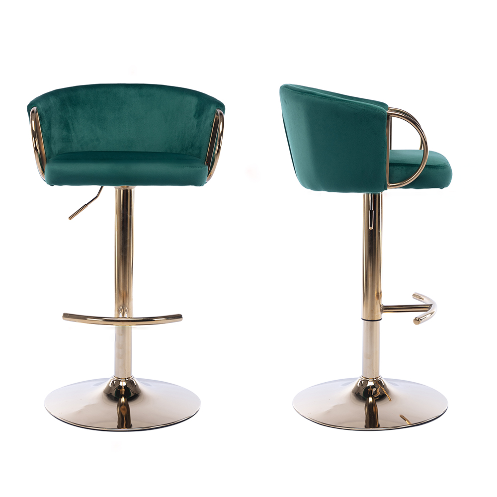 Classic Counter Stools with Curved Backs