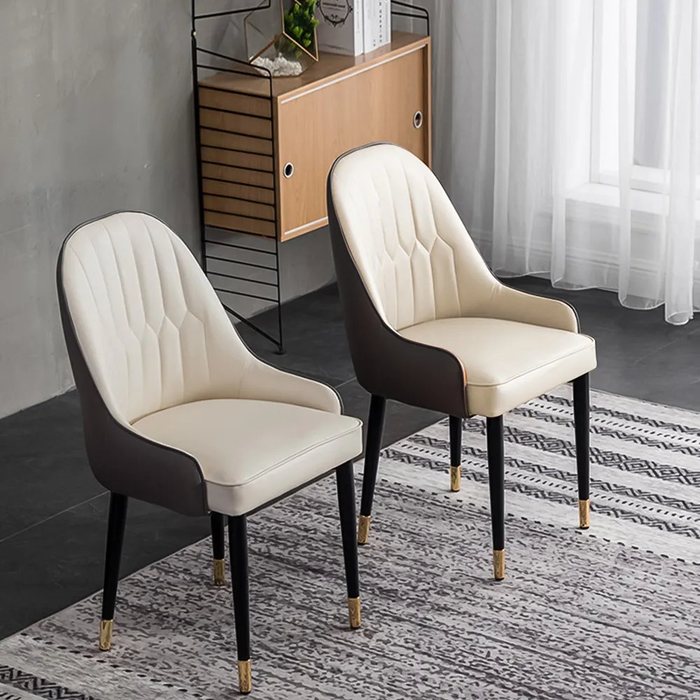 Faux Leather Dining Chair Set of 2