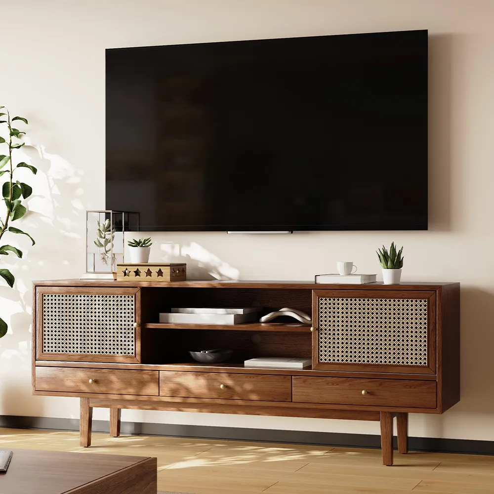 Maximize Functionality: TV Stands with Media Storage Cabinet