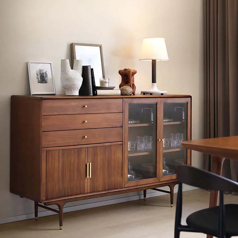Retro Sideboard Table with Storage